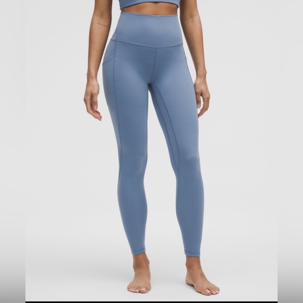 Lululemon Athletica Align Leggings, NWT, Size 4, 25”, Washed Denim